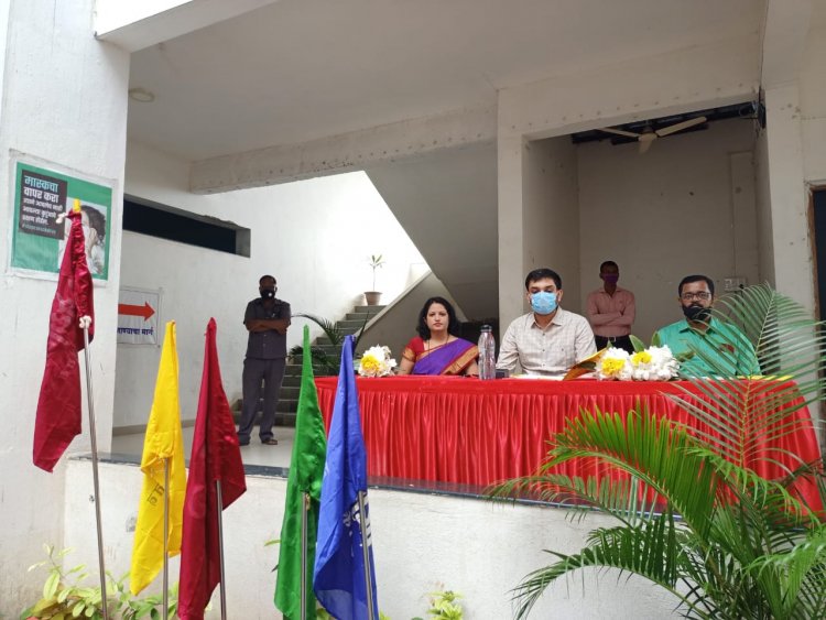 कर्मयोगी विद्यानिकेतन सेमी इंग्लिश स्कुल पंढरपूर येथे  “इन्व्हेस्टीचर सेरेमनी” उत्साहात साजरी