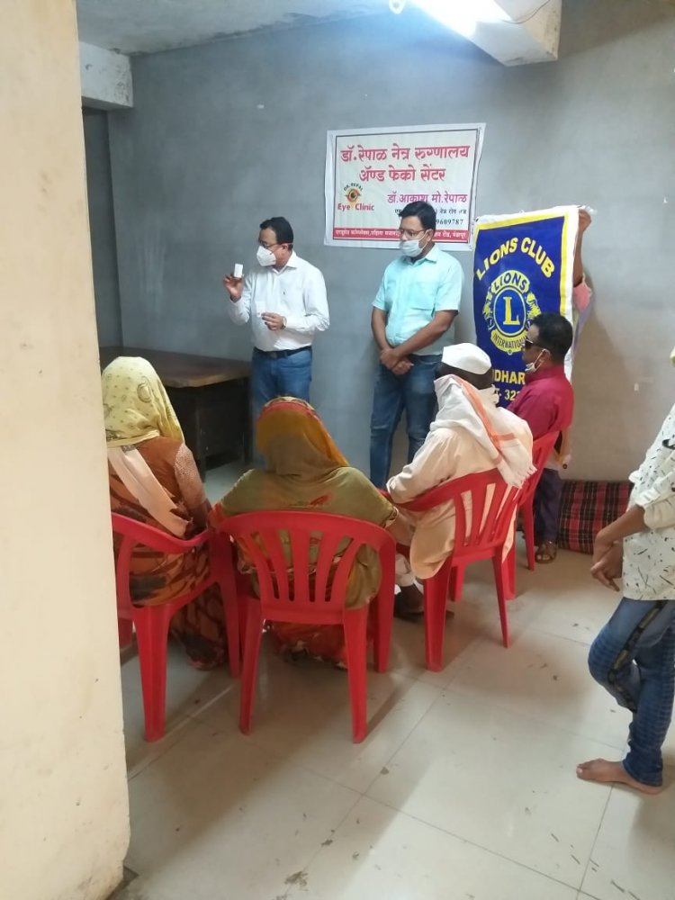लायन्स क्लब पंढरपूर मार्फत मोतीबिंदू शस्त्रक्रिया शिबीर संपन्न