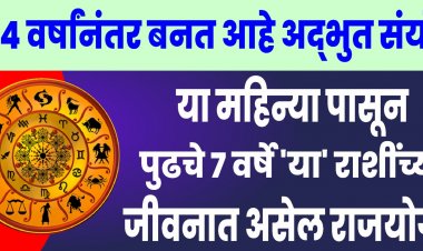 144 वर्षांनंतर बनत आहे अद्भुत संयोग ; या महिन्यापासून पुढचे 7 वर्षं या राशींच्या जीवनात असेल राजयोग!