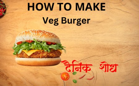 Homemade Veg Burger