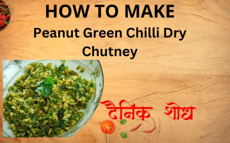 Peanut Green Chilli Dry Chutney