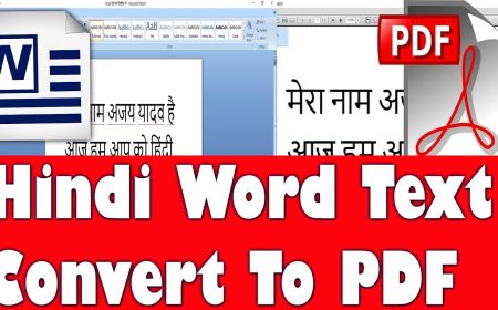 वर्ड फाइल को पीडीऍफ़ में कैसे परिवर्तित करें | How to Convert Word to pdf file in hindi
