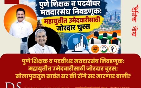 पुणे शिक्षक व पदवीधर मतदारसंघ निवडणूक: महायुतीत उमेदवारीसाठी जोरदार चुरस; सोलापुरातून सावंत सर की रोंगे सर मारणार बाजी?